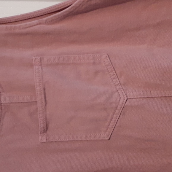 Dusty rose pink overall dress sz 12 Miss Shop - Picture 2 of 7